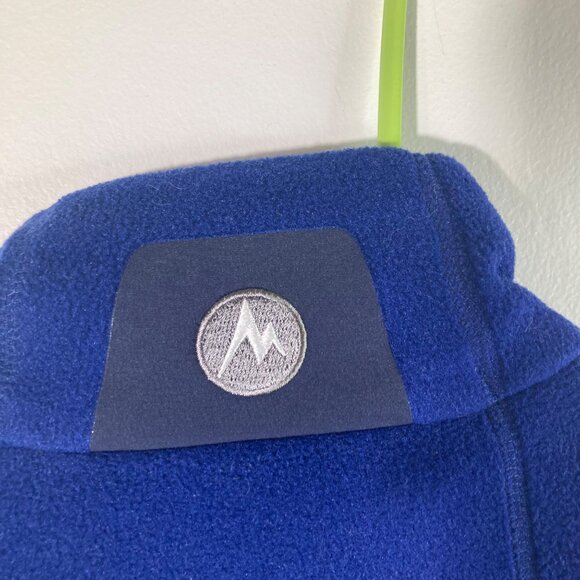 Mens Marmot Polartec Full Zip Fleece Jacket Blue S Polyester - Picture 10 of 11